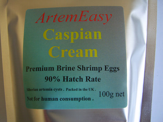 Brine Shrimp Eggs. Artemia. Premium 90% Hatch Rate . Value 100g pack