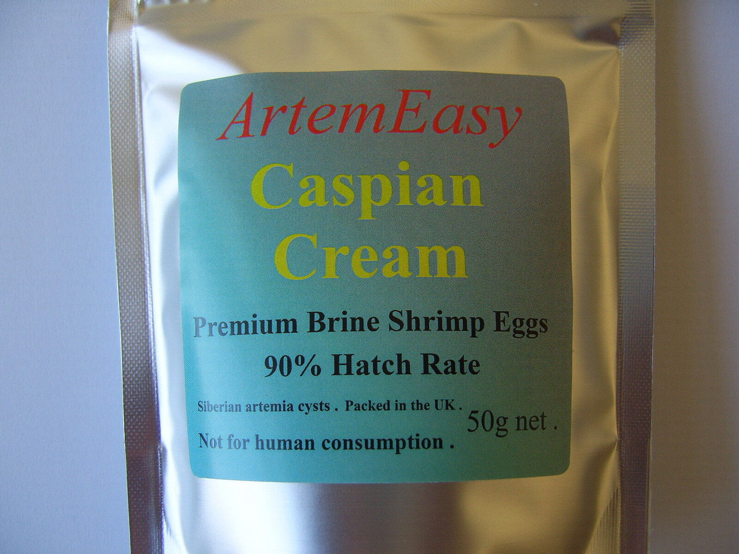 Brine Shrimp Eggs. Artemia. Premium 90% Hatch Rate . Value 50g pack